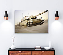 obraz Vojenský tank v boji 